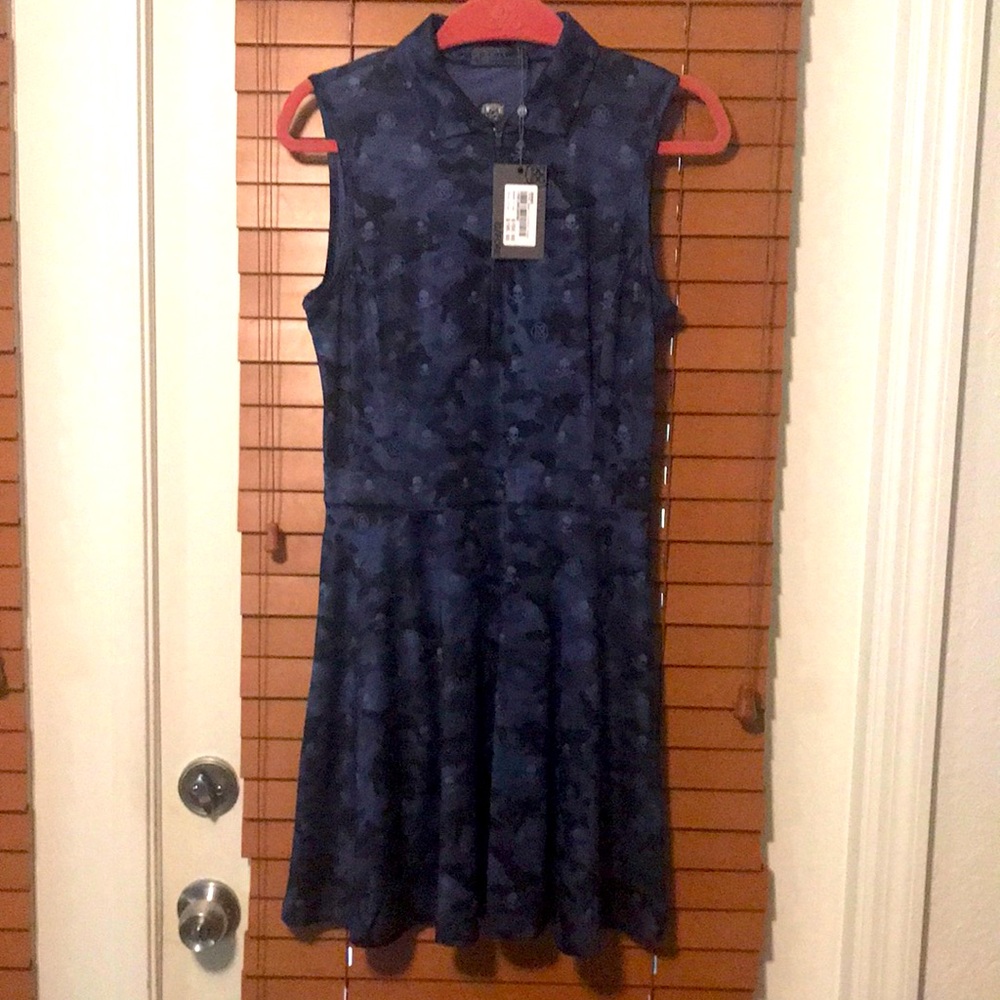 G/FORE Zip Polo Sleeveless Dress